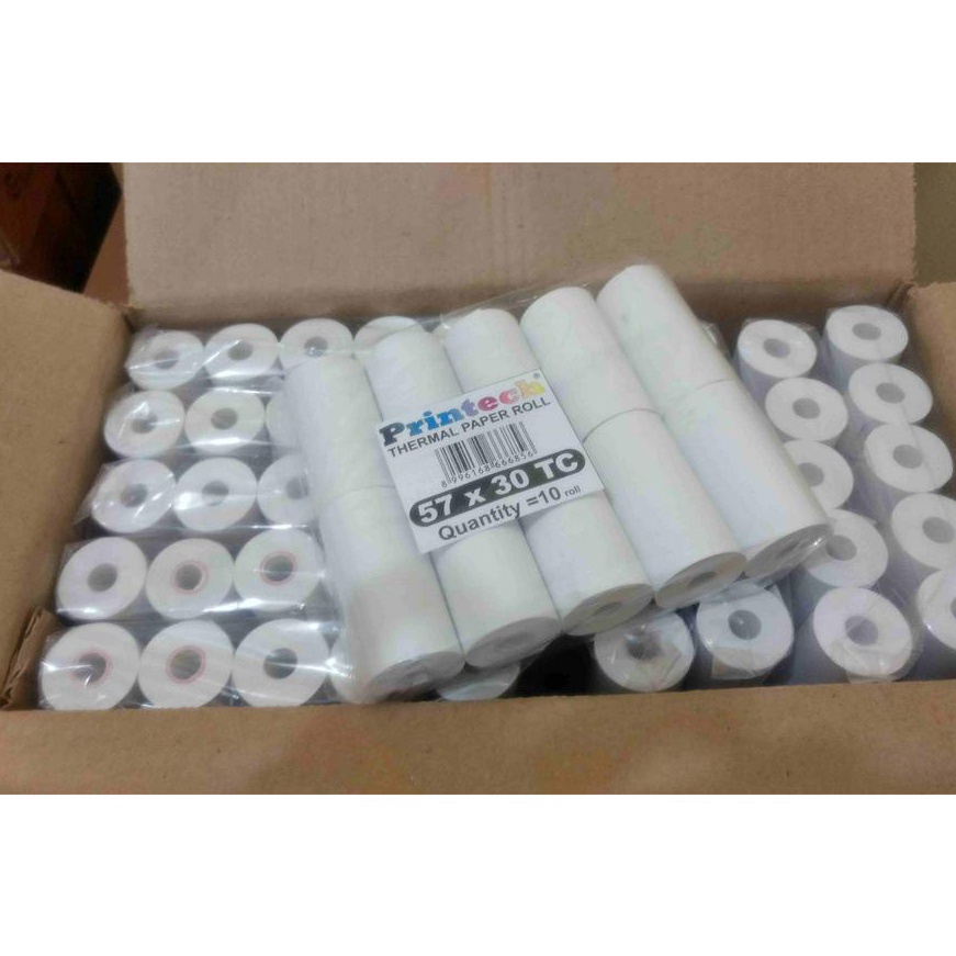 

(KP☎.N✯> (10 Roll) Kertas Struk Thermal 57x30virral.