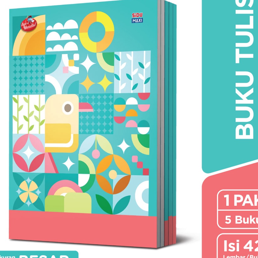 

(ZJ➤.F㊖> SiDU Maxi Buku Tulis 42 Lembar - 5 bukulaangsung.kirim.!