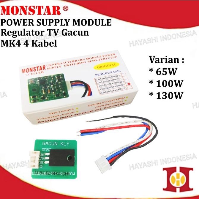 Regulator TV LCD LED Power Supply Gacun 21 22 29 32 42 50 Inch Monstar