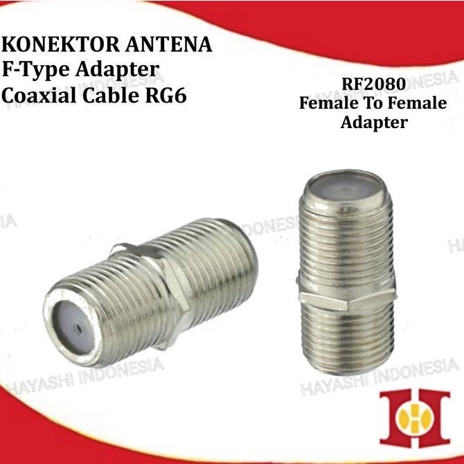 Konektor I Sambungan Jack F Drat CP F5C CCTV Kabel Antena TV Parabola