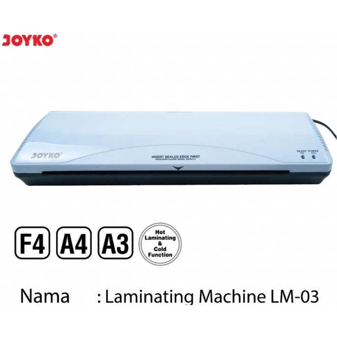 

Mesin Laminating F4 A4 A3 Joyko Lm-03 Original