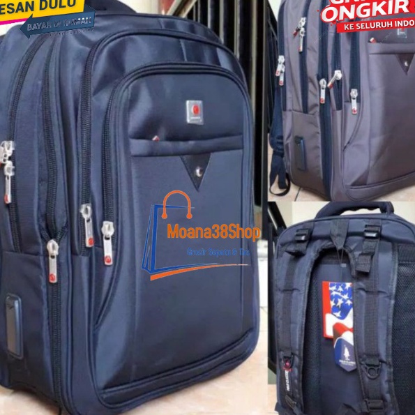 (OE✔.11☆] tas ransel laptop jumbo ukuran 20in polo originalRansel laptop polo clasic / ransel jumbo 