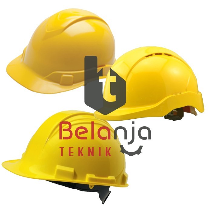 MSK Helm Proyek Safety Helm SNI Kuning Helm Proyek Tukang Safety Helm keren