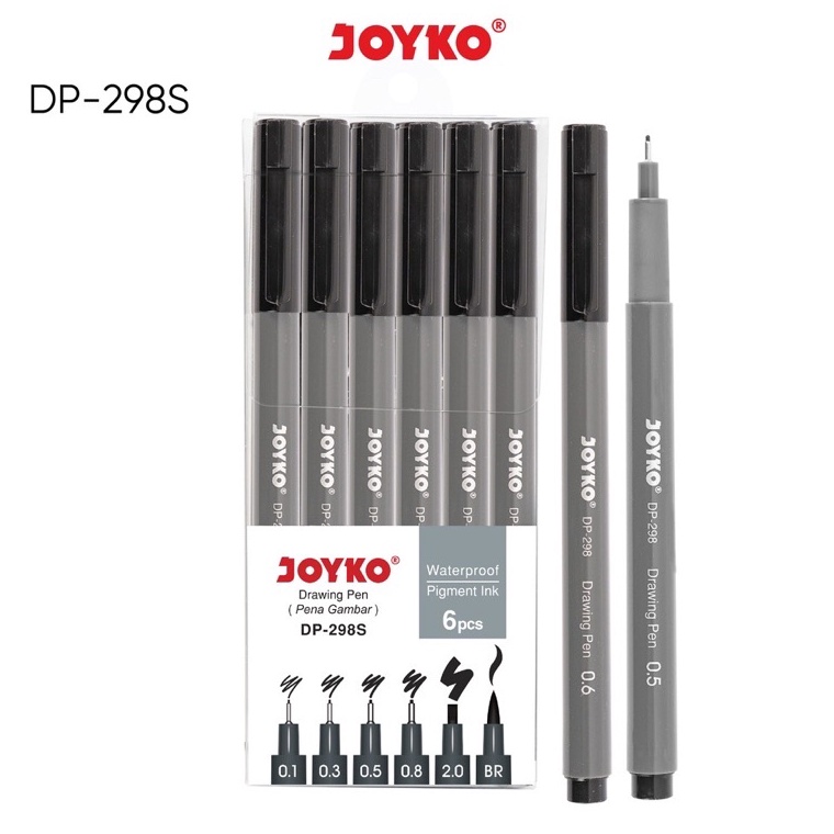 

[0PE] (PERSET)Drawing Pen Pena Gambar Joyko DP-298S 39