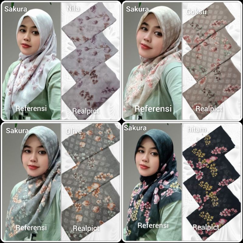 Jilbab segiempat voal motif lasercut hijab motif premium (harga grosir)