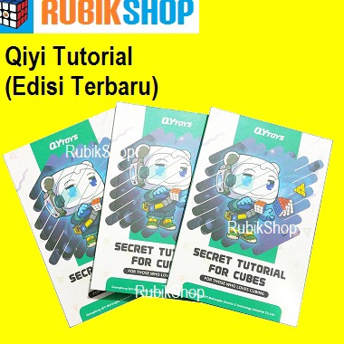 zP QIYI SECRET TUTORIAL BOOK / BUKU RUMUS RUBIK CFOP CROSS F2L OLL PLL ☆ ★★★