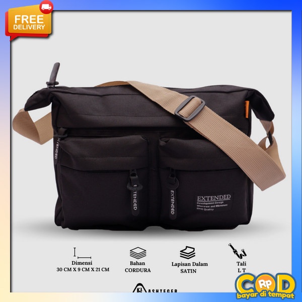 Tas Selempang Slempang Slepang Slimpang Bahu Pinggang Waistbag Waisbag Wesbek Crossbag Pria Remaja D