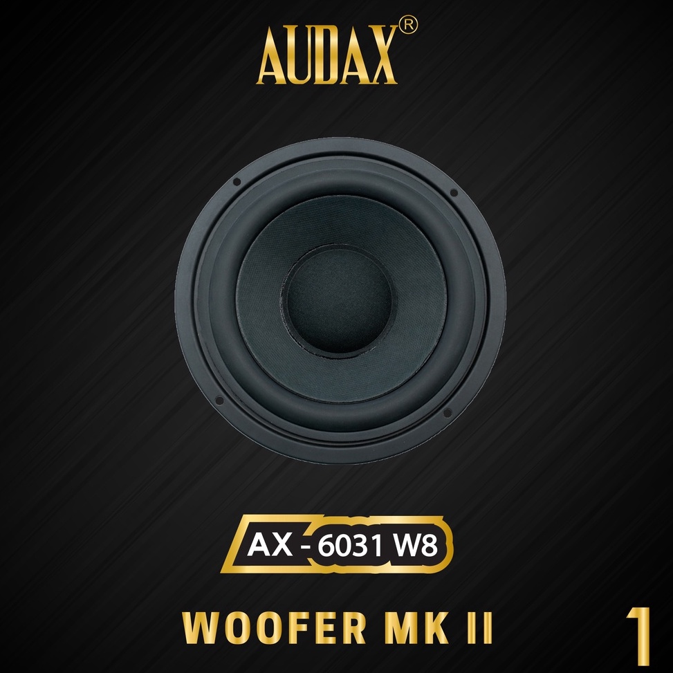 _ Dh Audax - Speaker Pasif 6" Audax AX-6031 W8 Woofer MK II ✶