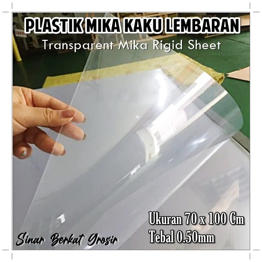 

Plastik Ka Kaku Bening Lembaran Sampul Agenda 70 X 100 Cm 0.50Mm