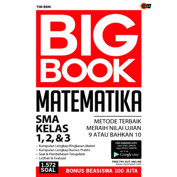 

Big Book Matematika SMA Kelas 1, 2 & 3