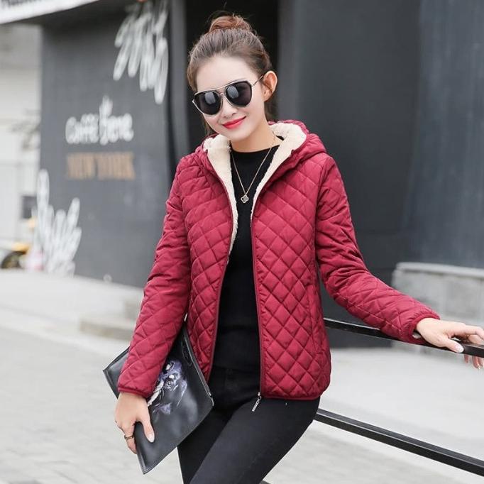 Jaket Import Wanita Korea Style - Jaket Wanita Musim Dingin Winter