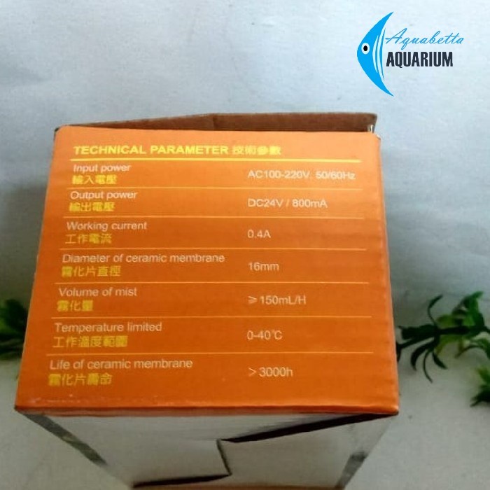 Mist Maker Kabut Aquarium Mesin Pembuat Efek Kabut Tebal Aquascape ready