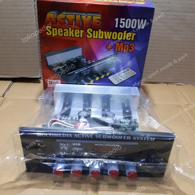 Terbagus  Modul Kit Speaker Aktif With Mp3 Player 2 X 150 Watt Stereo .