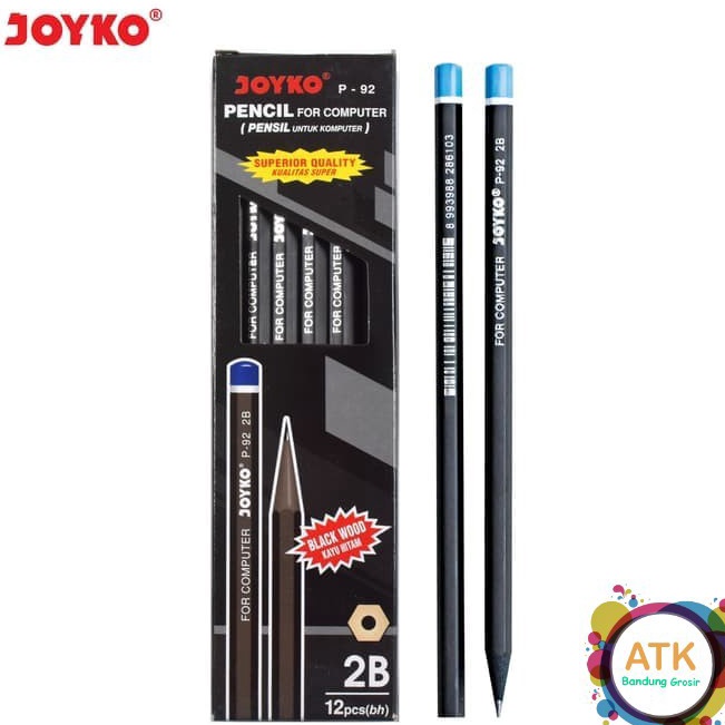 

Cuma Sehari Pensil 2B Joyko P-92 Hitam - Lusinan (12 pcs)