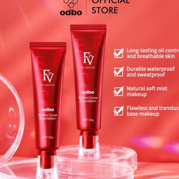 Model Baru OdbO FV Original Cover Foundation 30g / Original Perfect Magic