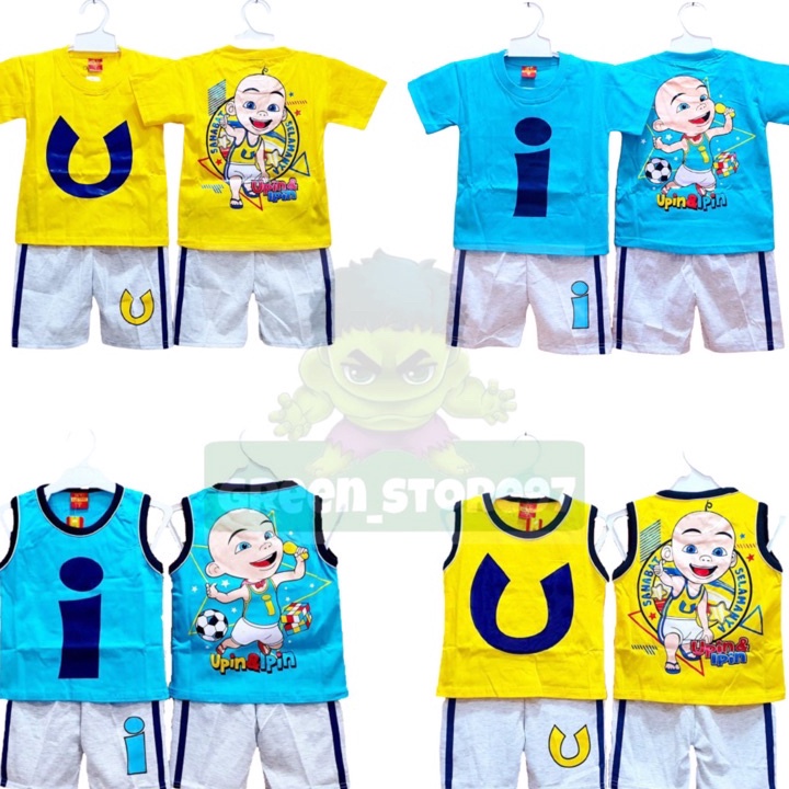 Star Seller STELAN PENDEK UPIN IPIN BAJU UPIN IPIN SETELAN HARIAN ANAK UPIN IPIN BAJU SINGLET UPIN I