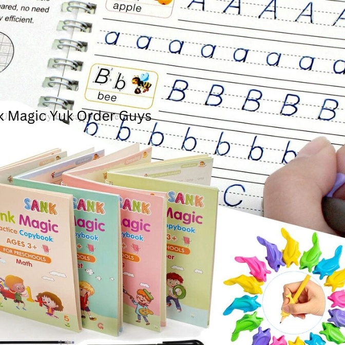 

[D➲0/X»> Sank Magic Practice 1 Set Isi 4 Buku + Pulpen/Set Buku Ajaib -siap.dikirim.!!