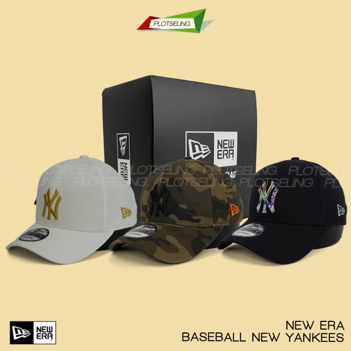 TOPI BASEBALL CAP NEW ERA 9FORTY YANKEES NY NEW YORK GRADE ORIGINAL
