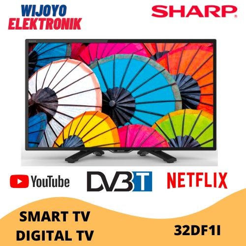 Tv Sharp 32 Inch Smart Tv 32Df1I Garansi Resmi