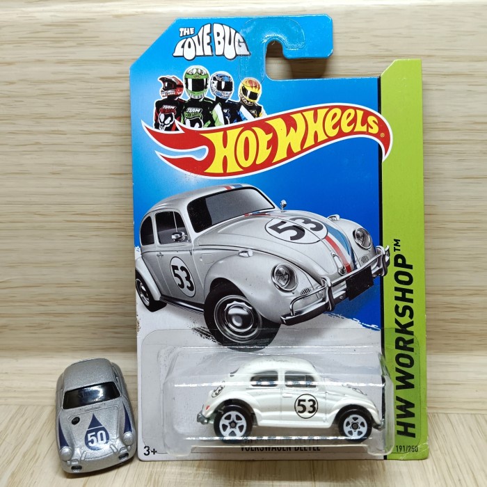 Murah Hot Wheels Volkswagen Beetle Herbie Putih