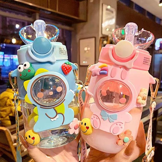 BOTOL MINUM ANAK DEWASA UKURAN 700ML - BOTOL PLASTIK TALI SEDOTAN