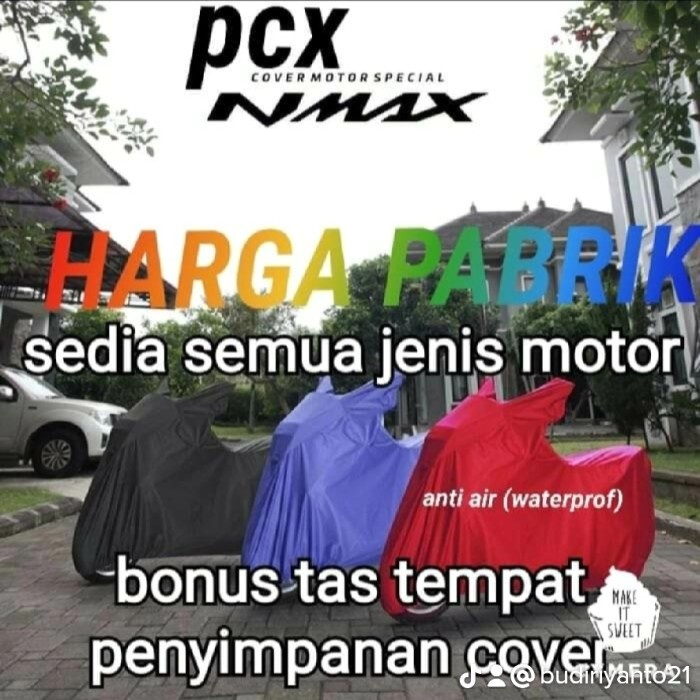 Cover Motor Pcx/Body Cover Pcx/Selimut Pcx Berkualitas