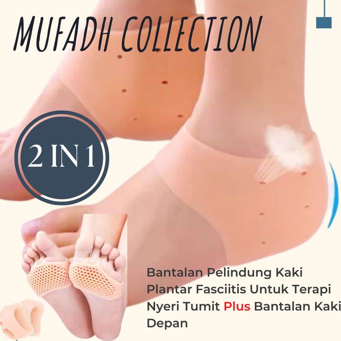 Pelindung Silicon Sakit Tumit Plantar Fasciitis Muscle Radang Tumit