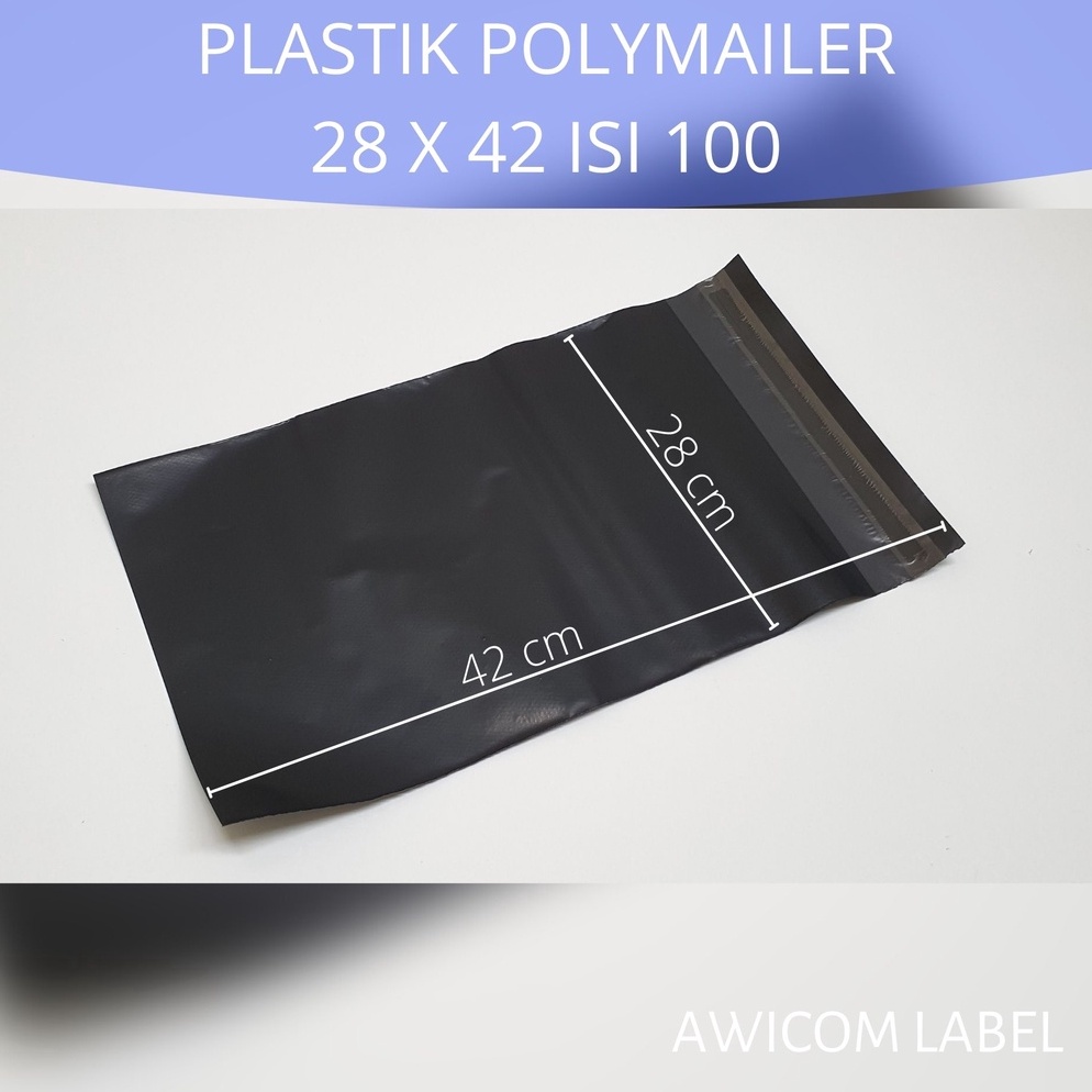 

Harga Termurah.. 28x42 POLYMAILER Plastik Packing ukuran 28 x 42 cm isi 100 64