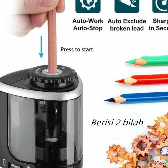 

(I-❣3✪Y> Rautan Pensil Elektrik / PENCIL SHARPENER - TENWIN 8005/ Dilengkapi 2 Mata Pisau -paling.laris!