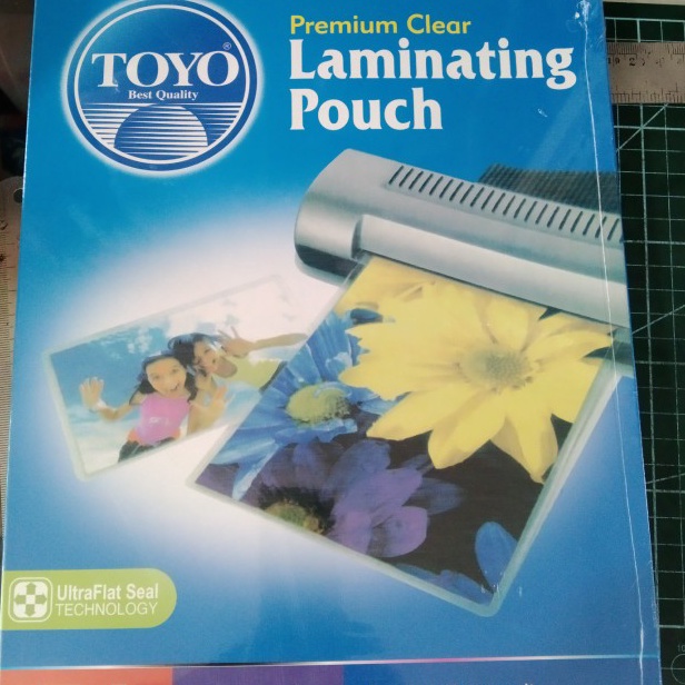 

Ready Stock!! Plastik laminating F4 100micron Toyo/premium clear laminating pouch f4