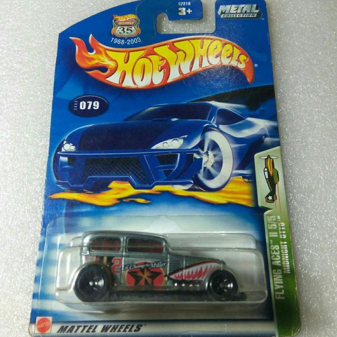 HOT WHEELS MIDNIGHT OTTO. FLYING ACCES II. HOT WHEELS HIGHWAY 35TH ANV