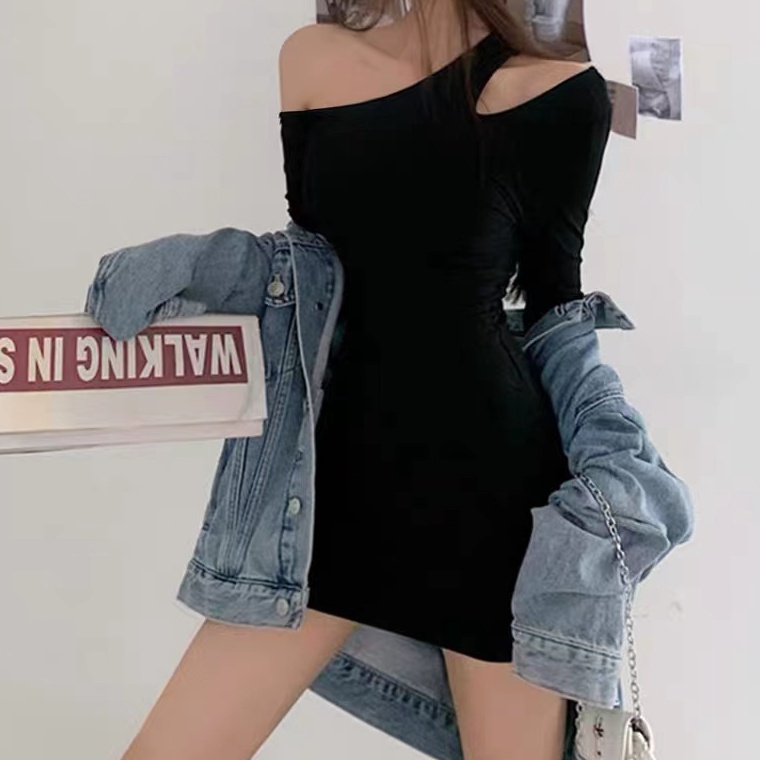 Stok Terbaru.. Sexy Tall Cut Out Dress Wanita 1588 (S-XL)