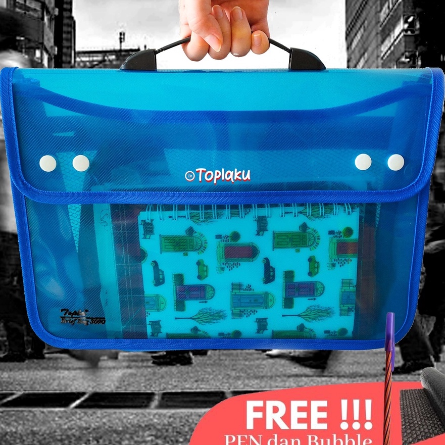 

[FZ☼.S✔] Topla Zipper School Bag Plastik Kancing 4 Map Tas Dokumen Jaring Jinjing File Folder Penting Document Besar Zipper School Bag Folio F4 File Jaring Holder Sekolah Les Kuliah Map Tenteng Brief Bag Document Organizertreending..