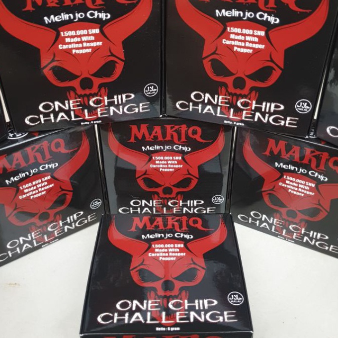 

[☑.15X♫Y> Onechip Challenge Carolina Reaper Challenge Kripik Pedastreending㊚!