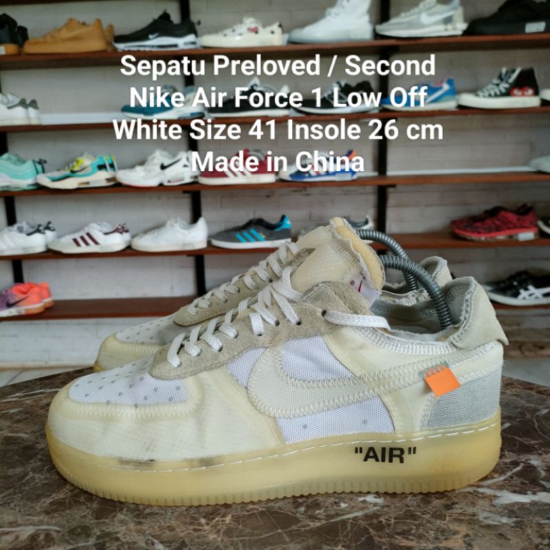 Sepatu Nike Air Force 1 Low Size 41