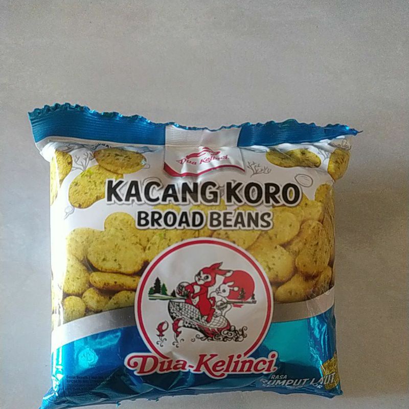 

snack/ciki/ kacang koro broad beans dua kelinci 14 gr