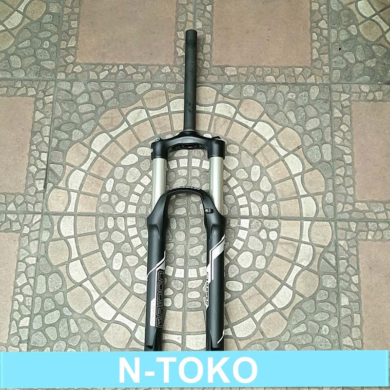 FORK 27.5" SUNTOUR RAIDON XC MAT BLACK T120 Sepeda Sparepart Termurah