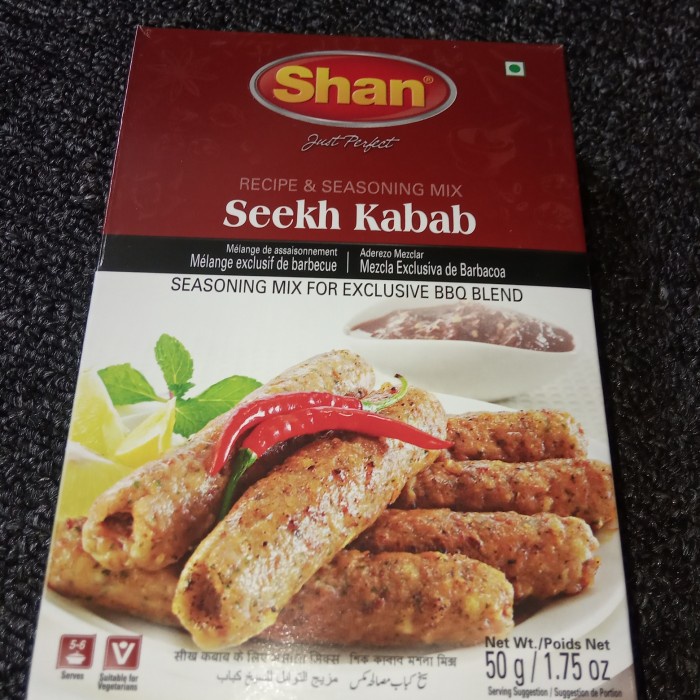 

######## Seekh Kabab Shan bumbu kebab #######