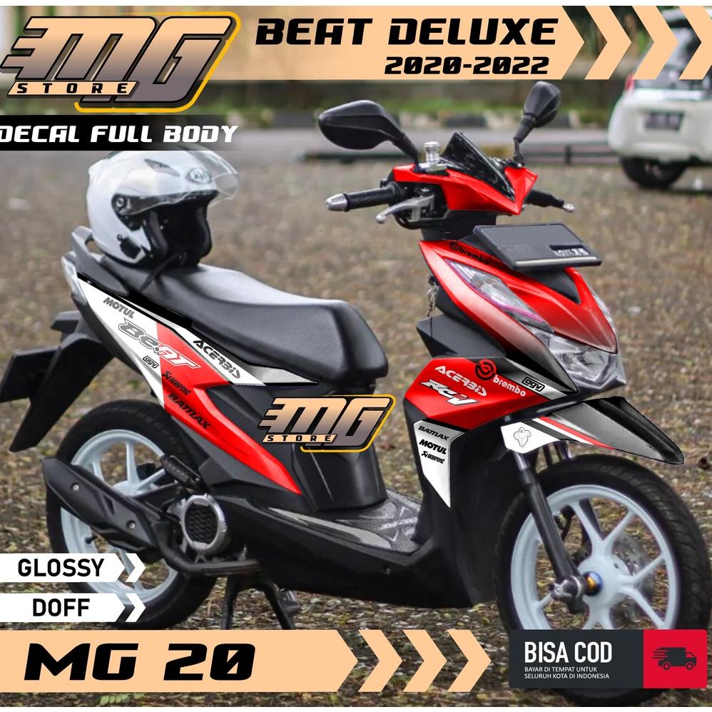 Decal Beat Deluxe 2022 Full Body - Sticker Beat Deluxe Fll Body Aksesoris Variasi Beat street 2022 Stiker Beat Street 2022 MG 20