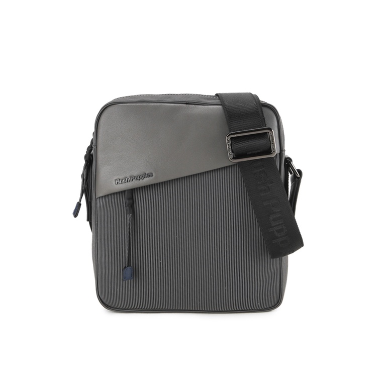 Tas Selempang Hush Puppies Original Pria Slempang 1 kantong dalam dengan resleting Travel Asli 100% 