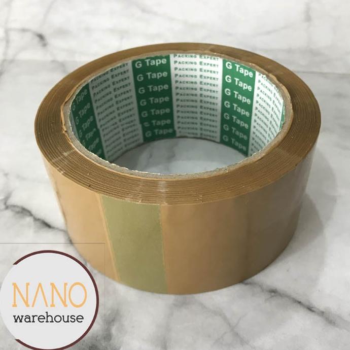 

/////] Lakban Coklat Besar 2 inch G TAPE