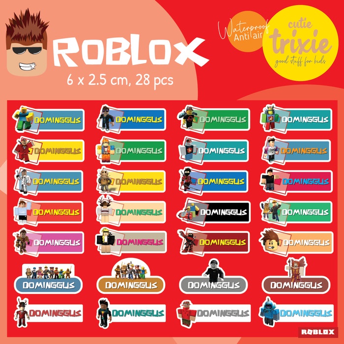 

Terlaris Sticker Label Nama Anak Roblox