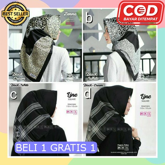 Jilbab Wanita Mewah Elegan Cantik Menutup Dada Hijab Remaja Cewek Simple Premium Best Seller Kerudun