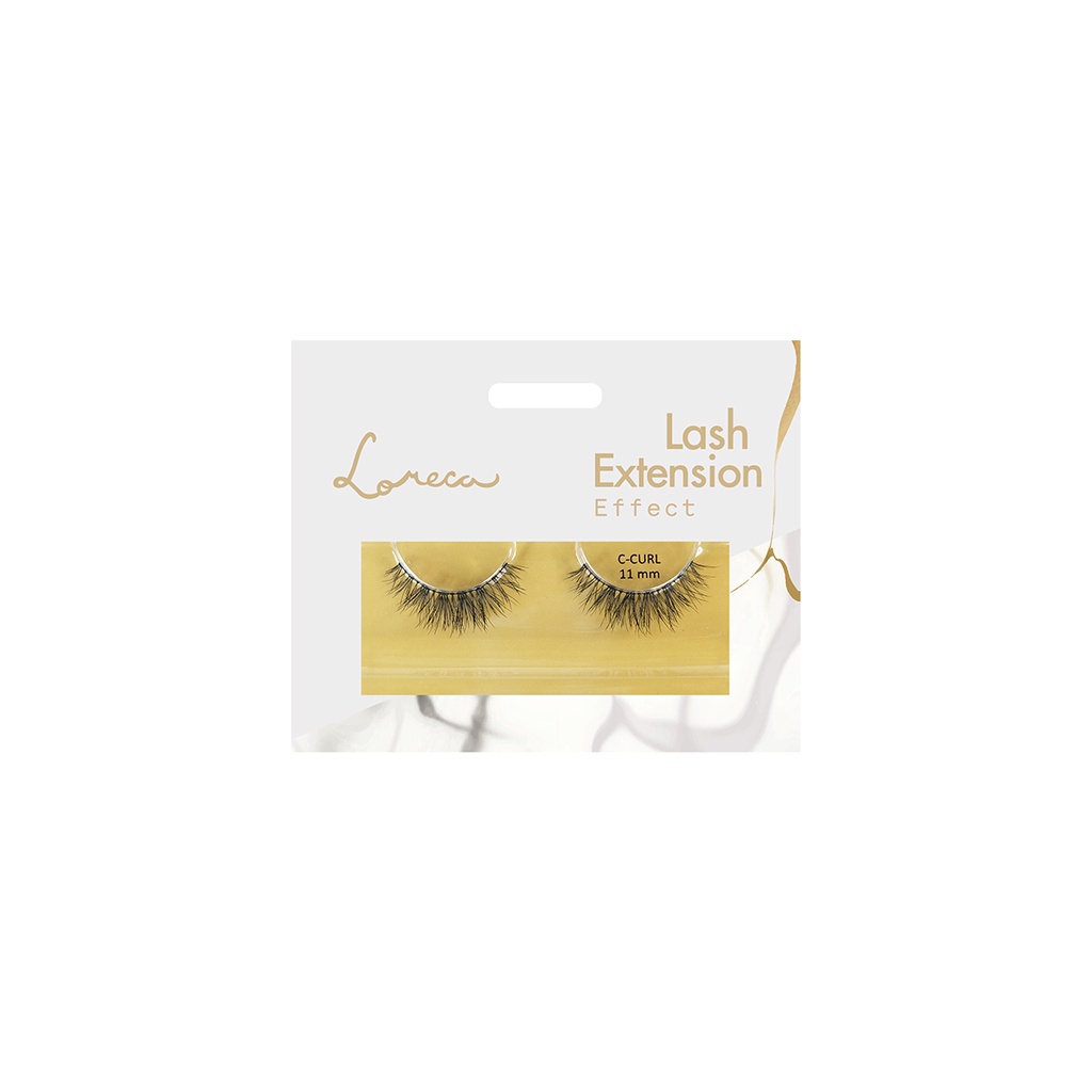 Loreca Lashes Extension Effect - C Curl 11 mm