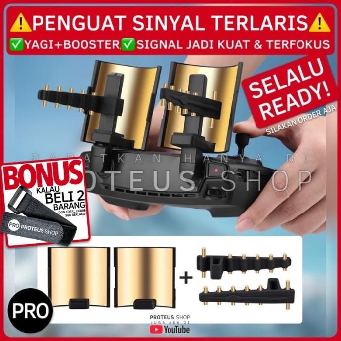 Signal Booster Penguat Sinyal Yagi Drone Dji Mavic Mini Spark Pro