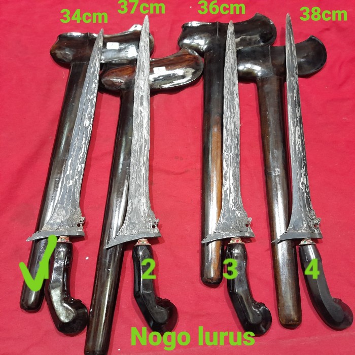 PROMO KERIS KAMARDIKAN NOGO ROJO LURUS TERMURAH