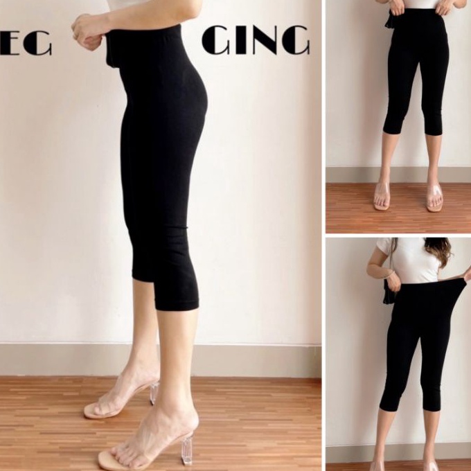 (♥✓D.IB) Legging polos 7/8 import /Legging import pendek 7per8 / legging import tebal / legging wani