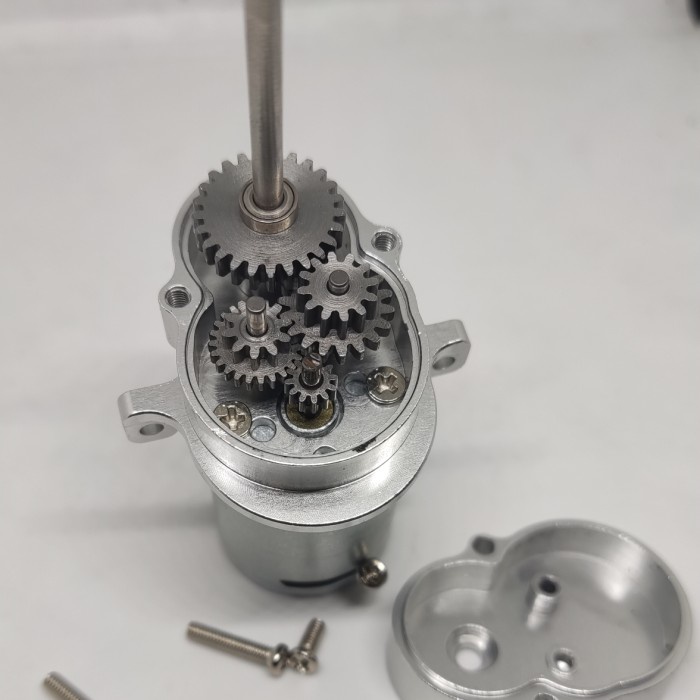 PROMO GEARBOX FULL METAL WPL D12 D42 WITH MOTOR 370 29000RPM TERLARIS