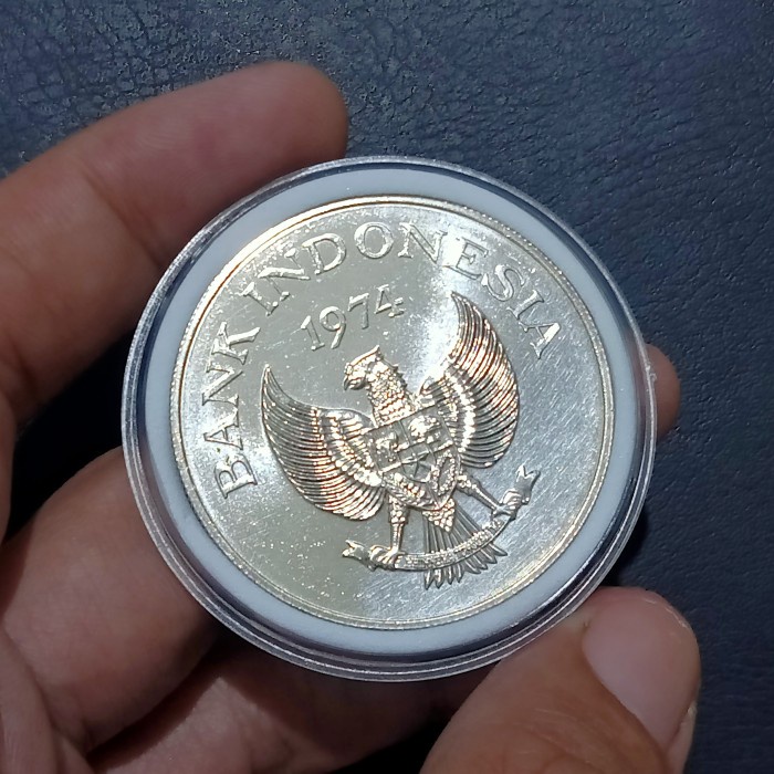 DISKON SPESIAL KOIN LUSTRE 1791 - 5000 RUPIAH WWF INDONESIA TAHUN 1974 (BAHAN PERAK) TERBARU