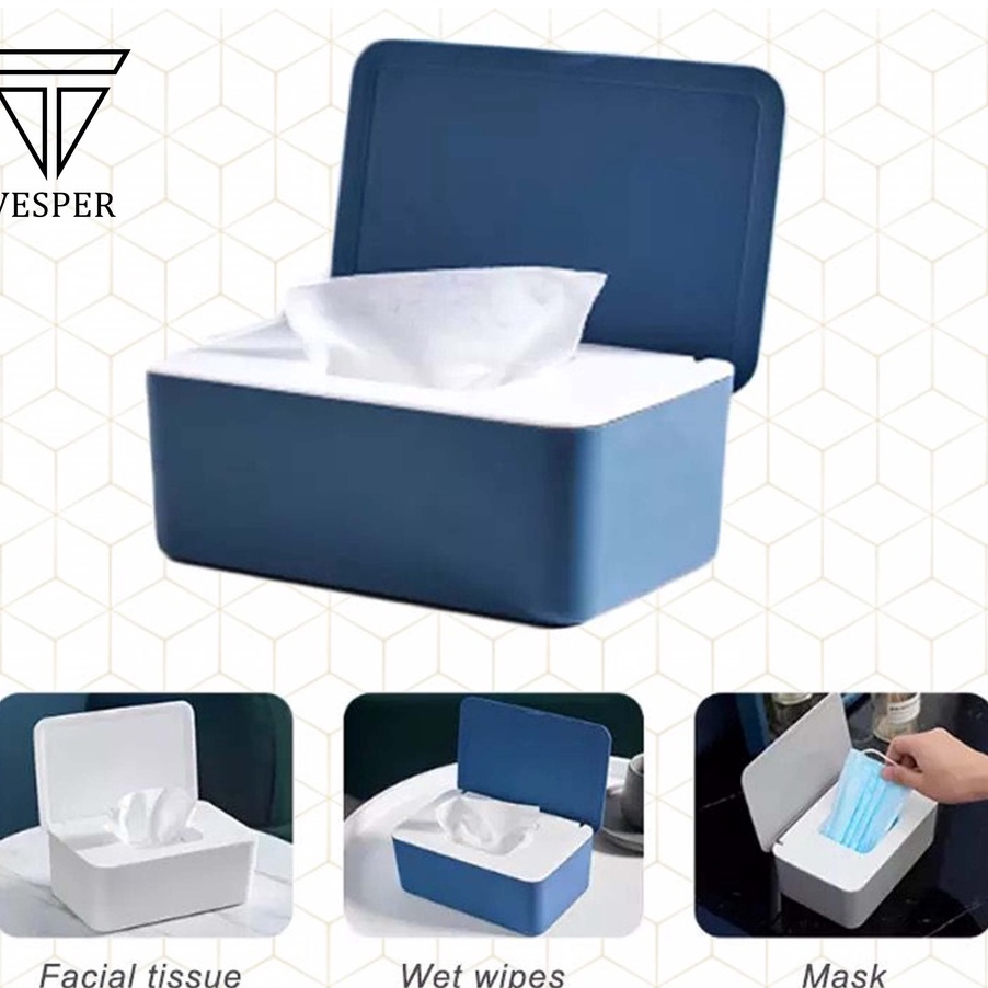 (15.D✪N◆] tempat kotak box tisu masker medis serbaguna ( BISA CUSTOM NAMA atau LOGO ) / mask tissue 